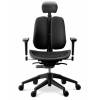 Кресло DUOREST Alpha A60H для руководителя, ортопедическое, цвет черный фото 2