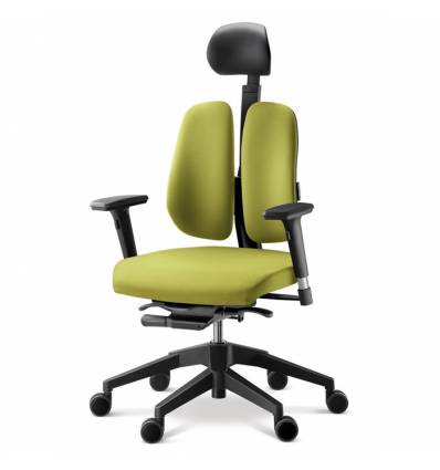 Кресло DUOREST Alpha A30H для руководителя, ортопедическое, цвет зеленый