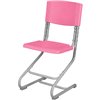 Растущий детский стул Дэми СУТ.01 (02) пластик розовый, ножки серые фото 1