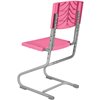 Растущий детский стул Дэми СУТ.01 (02) пластик розовый, ножки серые фото 2