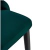 Kora green/black зеленый велюр, ножки черные фото 7