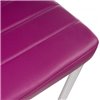 DC2-001 purple фиолетовая экокожа, ножки хром фото 7