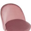 Dodo пудрово-розовый велюр, ножки черные фото 6