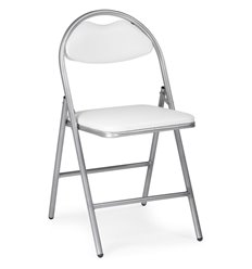 Офисный стул Gikat белый полимер/светлый мусс, белая экокожа, ножки серый фото 1
