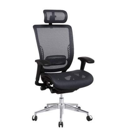 Кресло DUOREST Expert Spark (SR-01) для руководителя, эргономичное, цвет черный
