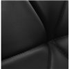 Вальд черная экокожа, ножки черный глянец фото 6
