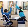 Кресло DUOREST Falto-kids Mesh AS-301 детское, эргономичное, цвет синий фото 5