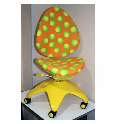 Кресло DUOREST Falto-kids Sponge AS-302 детское, эргономичное, цвет желтый/оранжевый