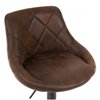 Curt vintage brown, коричневая ткань, основание винтаж матовый фото 5