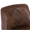 Curt vintage brown, коричневая ткань, основание винтаж матовый фото 6
