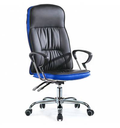 Кресло Smartbuy SB-A500 для руководителя, цвет черный/синий