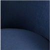 Амизуре темно-синий велюр, ножки черные матовые фото 7