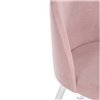 Сондре пыльно-розовый велюр, ножки белые фото 6