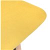 Ben yellow, желтая ткань, ножки дерево фото 6