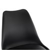 Bonuss black/black, черный пластик, сиденье экокожа, ножки дерево фото 3