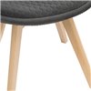 Bonuss dark gray/wood, серый пластик, сиденье велюр, ножки дерево фото 5