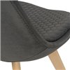 Bonuss dark gray/wood, серый пластик, сиденье велюр, ножки дерево фото 8