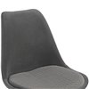 Bonuss dark gray/wood, серый пластик, сиденье велюр, ножки дерево фото 10