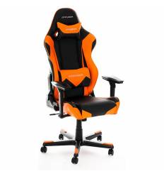 Кресло DXRacer OH/RF0/NO для руководителя, компьютерное, цвет черный/оранжевый