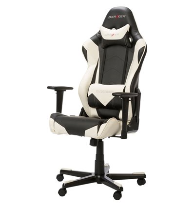 Кресло DXRacer OH/RF0/NW для руководителя, компьютерное, цвет черный/белый