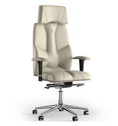 Кресло для руководителя Business, с подголовником, экокожа, цвет молочный фото 1