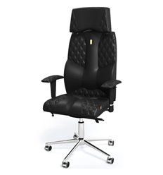Кресло для руководителя Business, с подголовником, экокожа, цвет черный, прошивка DESIGN фото 1