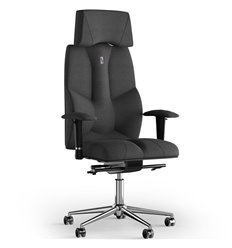 Кресло для руководителя Business, с подголовником, ткань, цвет серый фото 1