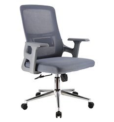 Офисное кресло EVERPROF EP-520, сетка/ткань, цвет серый фото 1