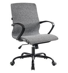 Офисное кресло EVERPROF Zero, ткань, цвет черно-серый фото 1