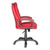 Кресло Бюрократ CH-868AXSN/RED для руководителя, цвет красный. Пластик темно-серый. фото 3