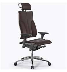 Ортопедическое кресло МЕТТА Y 3DE B2-10D - Infinity темно-коричневый фото 1