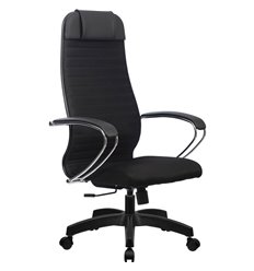 Кресло для руководителя Метта B 1b 21/К131 (Комплект 23) черный, ткань, крестовина пластик фото 1