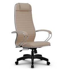 Офисное кресло Метта B 1m 17K1/K131 (Комплект 17) темно-бежевый, экокожа MPRU, крестовина пластик фото 1