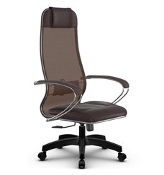 Офисное кресло Метта B 1m 5/ K116 (Комплект 5) темно-коричневый, сетка/MPES, крестовина пластик фото 1