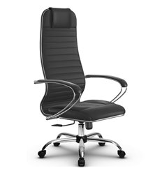 Кресло для руководителя Метта B 1m 6K1/K116 (Комплект 6) черный, MPES, крестовина хром фото 1