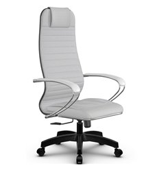 Кресло для руководителя Метта B 1m 6K1/K116 (Комплект 6) белый, MPES, крестовина пластик фото 1