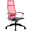 Кресло Метта Комплект 7 красный для руководителя, сетка фото 4