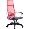 Кресло Метта Комплект 7 красный для руководителя, сетка фото 1