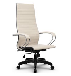 Эргономичное кресло для руководителя Метта B 1m 8K1/K131 (Комплект 8.1) светло-бежевый, MPRU, крестовина пластик фото 1