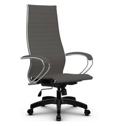 Эргономичное кресло для руководителя Метта B 1m 8K1/K131 (Комплект 8.1) серый, MPRU, крестовина пластик фото 1