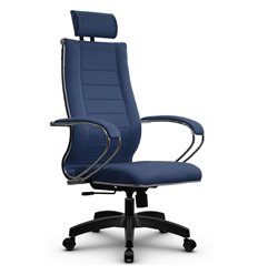 Офисное кресло Метта B 2m 34P/K127 (Комплект 33) Pilot синий, ткань Bahama, крестовина пластик фото 1
