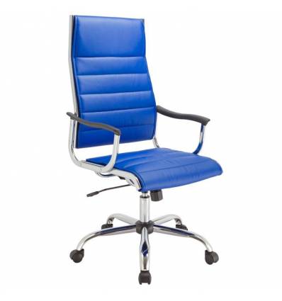 Кресло Бюрократ CH-994/BLUE для руководителя, цвет синий