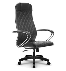 Кресло для руководителя Метта L 1m 40M/K116 черный, MPES, топ-ган, крестовина пластик фото 1