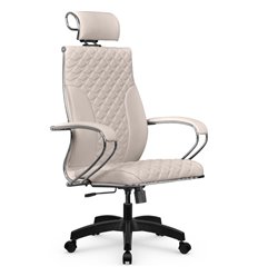 Офисное кресло Метта L 2c 44C/K116 светло-бежевый, MPES, топ-ган, крестовина пластик фото 1