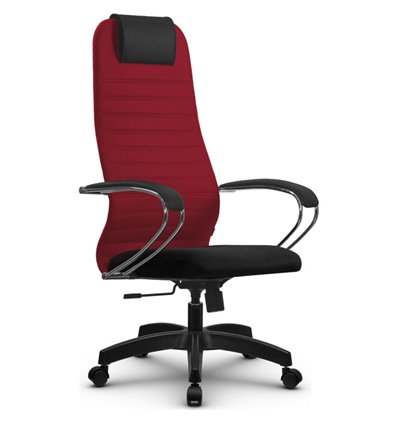 Кресло Метта SU-BK-10 красный для руководителя, ткань