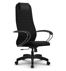 Офисное кресло Метта SU-BK-10 (SU-BK131-10) PL черный, ткань, крестовина пластик фото 1