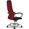 Кресло Метта SU-BP-10 красный для руководителя, ткань фото 3