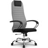 Кресло Метта SU-BP-10 светло-серый для руководителя, ткань фото 1