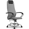 Кресло Метта SU-BP-10 светло-серый для руководителя, ткань фото 4