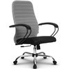 Кресло Метта SU-CP-10 светло-серый для руководителя, ткань фото 1
